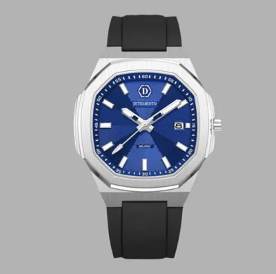 Ditemento Chelso Verdasco Horloge Heren Blauw/Zilver - Maat One Size - Kleur: ZilverBlauw | Soccerfanshop