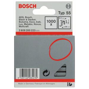 Niet met smalle rug type 55, 6 x 1,08 x 18 mm, verpakking van 1000 stuks 1000 stuk(s) Bosch Accessories 2609200223 Afm. (l x b) 18 mm x 6 mm