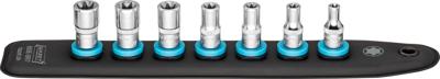 HAZET SmartRail met 7 steekplaatsen 850E-SR/7 · 1/4 inch (6,3 mm) vierkant hol · Buiten-TORX®-profiel · 7-delig · E5 · E6 · E7 · E8 · E10 · E11 · E12