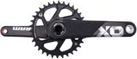 SRAM crankstel "x01 dh" crankset x01 dh dub 165mm black