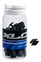 XLC Kabed duo kabelclip pvc 4.1/4.1mm zw pot a 50