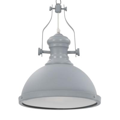 VidaXL Plafondlamp rond e27 grijs
