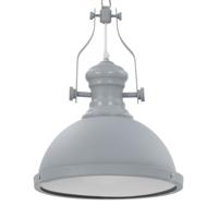 VidaXL Plafondlamp rond e27 grijs VidaXL Plafondlamp rond e27 grijs