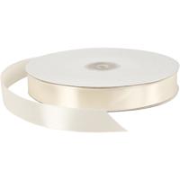 Creativ Company Satijnlint, b: 20 mm, off-white, 100 m/ 1 rol