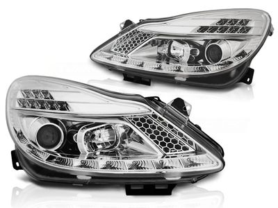 Tuning-Tec Koplampen met parkeerlicht OPEL CORSA D 04 06-11 CHROOM