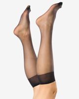 HEMA Kniekousen 15denier anti-ladder mat - 2 paar zwart (zwart)