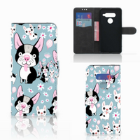 LG V40 Thinq Telefoonhoesje met Pasjes Hondjes - thumbnail