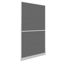 Hordeur met scharnieren 120x240 cm wit