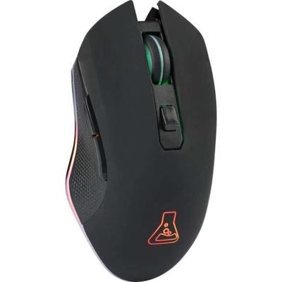 Retro -verlichte gaming muis de g -lab 3200dpi - zwart