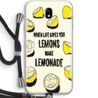 Lemonade: Samsung Galaxy J7 (2017) Transparant Hoesje met koord