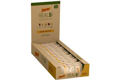 PowerBar Real5 Vegana Energiereep Hazelnoot Banaan x18 PowerBar Real5 Vegana Energiereep Hazelnoot Banaan x18