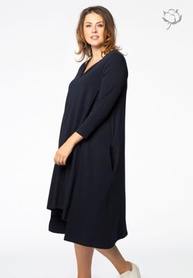 Yoek Jurk pointy ORGANIC | Blauw | Maat 58/60