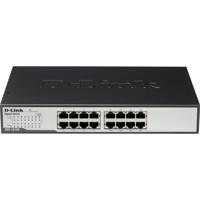 D-Link DGS-1016D/E netwerk-switch Unmanaged Zwart, Metallic - thumbnail