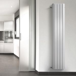 Handdoekradiator Alu Smooth Antraciet 210cm Hoog (In 7 Verschillende Maten)