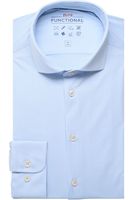 Pure Functional Slim Fit Jersey shirt lichtblauw/wit, Motief