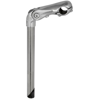 Ergotec stuurpen kobra verstelbaar rvs 25,4 / 300x110 / 25,4 mm zilver