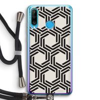 Geometrisch patroon: Huawei P30 Lite Transparant Hoesje met koord
