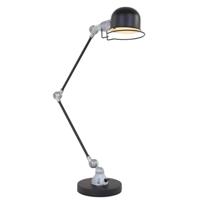 Steinhauer Landelijke bureaulampDavin zwart met vintage grijs - 7655ZW