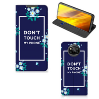 Xiaomi Poco X3 Pro | Poco X3 Design Case Flowers Blue DTMP - thumbnail