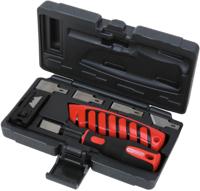 KS TOOLS schraper set knife-scraper set 27tlg. in case
