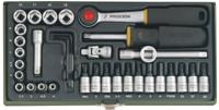 PROXXON dopsleutel set socket wrench set 36-t.