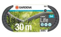 GARDENA textielslang liano life 30 m set (donkergrijs/oranje)