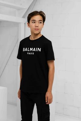 Balmain BX8P01 T-Shirt Kids Zwart - Maat 158 - Kleur: Zwart | Soccerfanshop