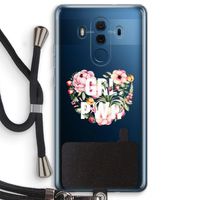 GRL PWR Flower: Huawei Mate 10 Pro Transparant Hoesje met koord