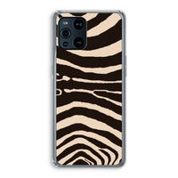 Arizona Zebra: Oppo Find X3 Transparant Hoesje