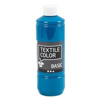 Creativ Company Textiel Color Verf Turquoiseblauw, 500ml