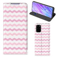 Samsung Galaxy S20 Plus | Hoesje met Magneet | Waves Roze