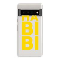 Habibi Blue: Google Pixel 6 Pro Transparant Hoesje
