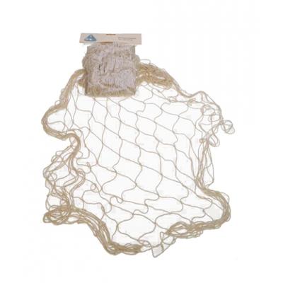 Decoratie visnet - 120 x 250 cm - Maritieme decoratie - naturel kleur