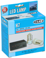 Led lamp 26led h7 12v wit