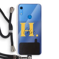 Amber Script: Huawei Y6s Transparant Hoesje met koord