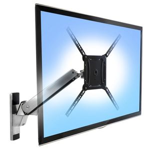 Ergotron Interactive Arm, VHD flat panel bureau steun 152,4 cm (60") Muur Aluminium, Zwart