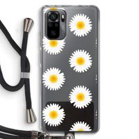 Margrietjes: Xiaomi Redmi Note 10 Pro Transparant Hoesje met koord