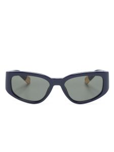 Jacquemus lunettes de soleil à monture rectangulaire - Bleu