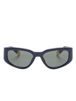 Jacquemus lunettes de soleil à monture rectangulaire - Bleu - thumbnail