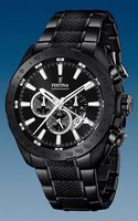 Horlogeband Festina F16889-1 / F20493 Staal Zwart 25mm