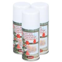 Sneeuwspray - 3x - bus - 150 ml - wit - spuitsneeuw - kunstsneeuw - sneeuwdecoratie