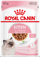 Royal Canin kitten morsels in gravy (saus) natvoer voor kitten zakjes 12x85gr - thumbnail