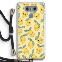 Citroenen: LG G6 Transparant Hoesje met koord