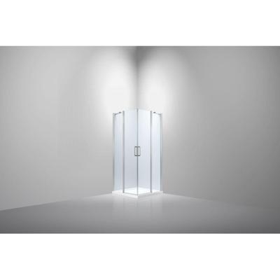 Van Rijn Products ST02 Hoekinstap - 98x200cm - stabilisatiestang - helder glas - 6mm ST02320100