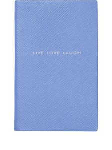 Smythson carnet Panama - Bleu