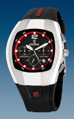 Horlogeband Festina F6720-3 Rubber Zwart