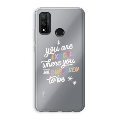 Right Place: Huawei P Smart (2020) Transparant Hoesje