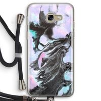 Pastel zwart: Samsung Galaxy A5 (2017) Transparant Hoesje met koord