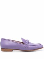 Gianvito Rossi mocassins Belem à design tressé - Violet