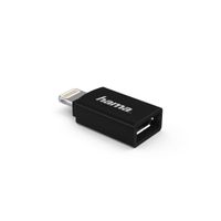Hama Micro-USB naar Lightning-adapter IT Oplader Zwart - thumbnail